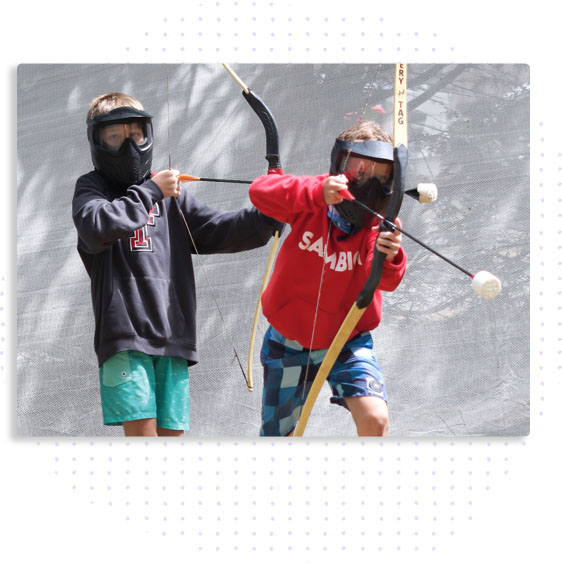 Images with Icons - archery tag